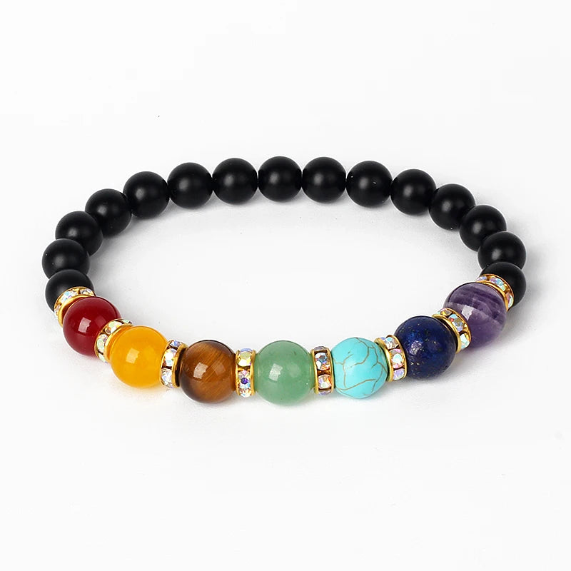 Bracelet de Lithothérapie 7 Chakras