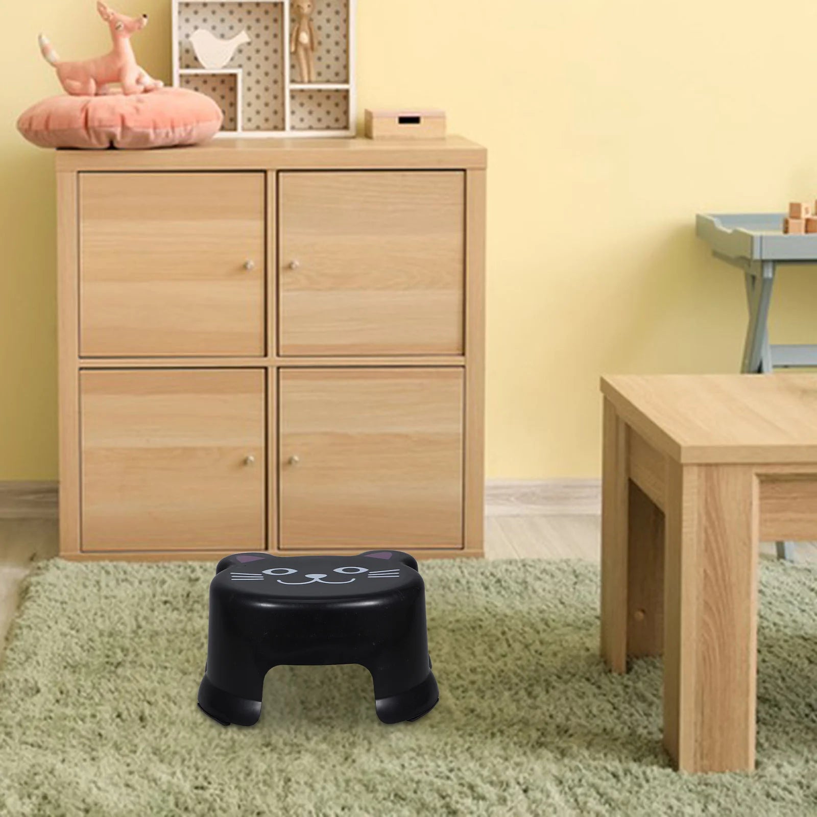 Chat Marche Pied Toilette Design