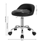Tabouret à Roulette Rose