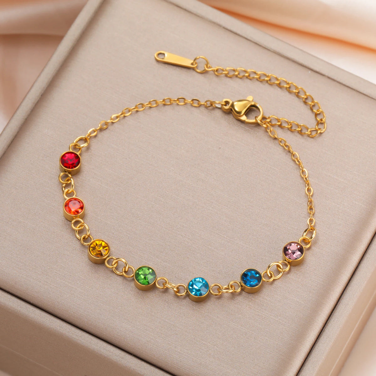 Bracelet 7 Chakras Femme