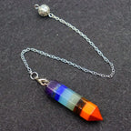 Pendule Divinatoire Radiesthésie 7 Chakras