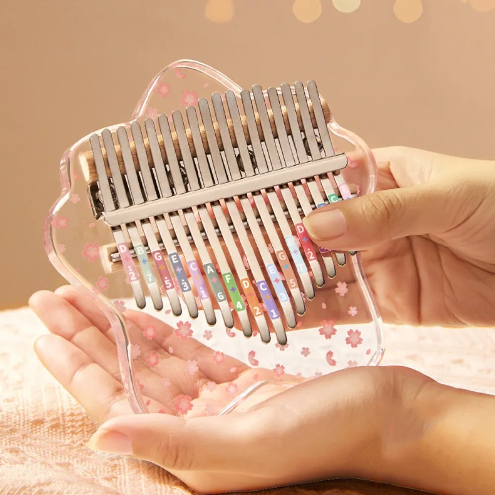 Kalimba 17 Lames Transparent