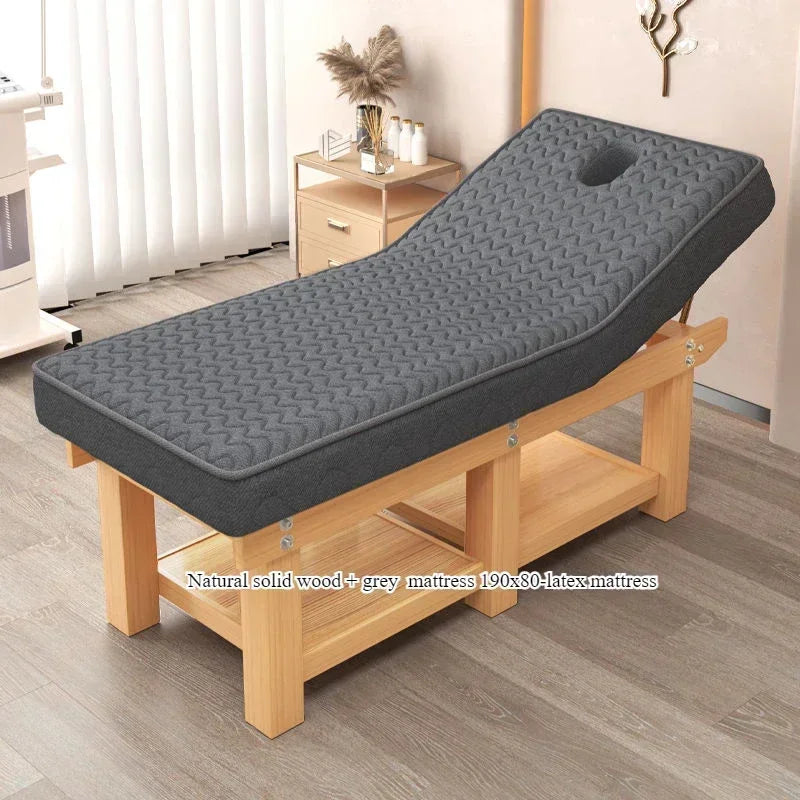 Table de Massage Fixe en Bois