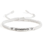 Bracelet Tibétain Cordon Tressé