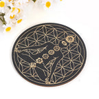 Planche Radiesthésie Chakras en Bois