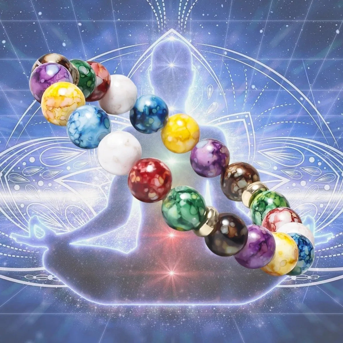 Bracelet 7 Chakras Yoga Reiki