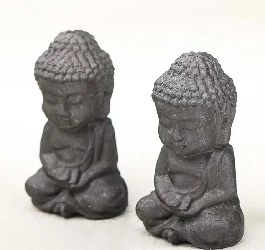 Statue Bouddha 70mm en Shungite