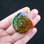 Pendentif Orgonite 7 Chakras