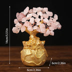 Arbre de Bonheur Feng Shui Pierre Naturelle