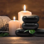 Lot de 8 Pierres Chaudes de Massage