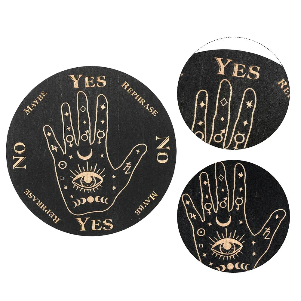 Planche Radiesthésie Oui Non en Bois