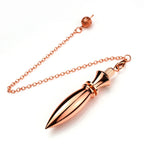 Pendule Divinatoire Radiesthésie Metal Reiki Égyptien Professionnel