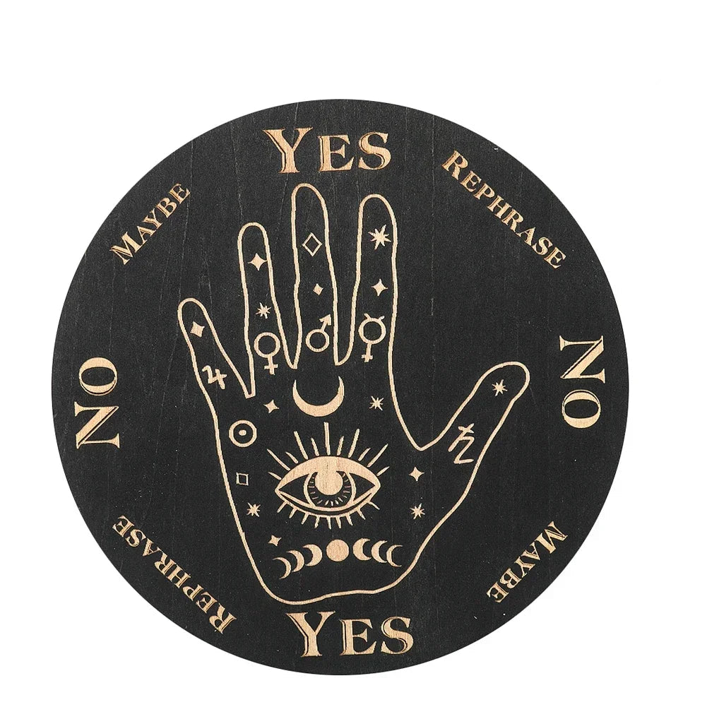 Planche Radiesthésie Oui Non en Bois