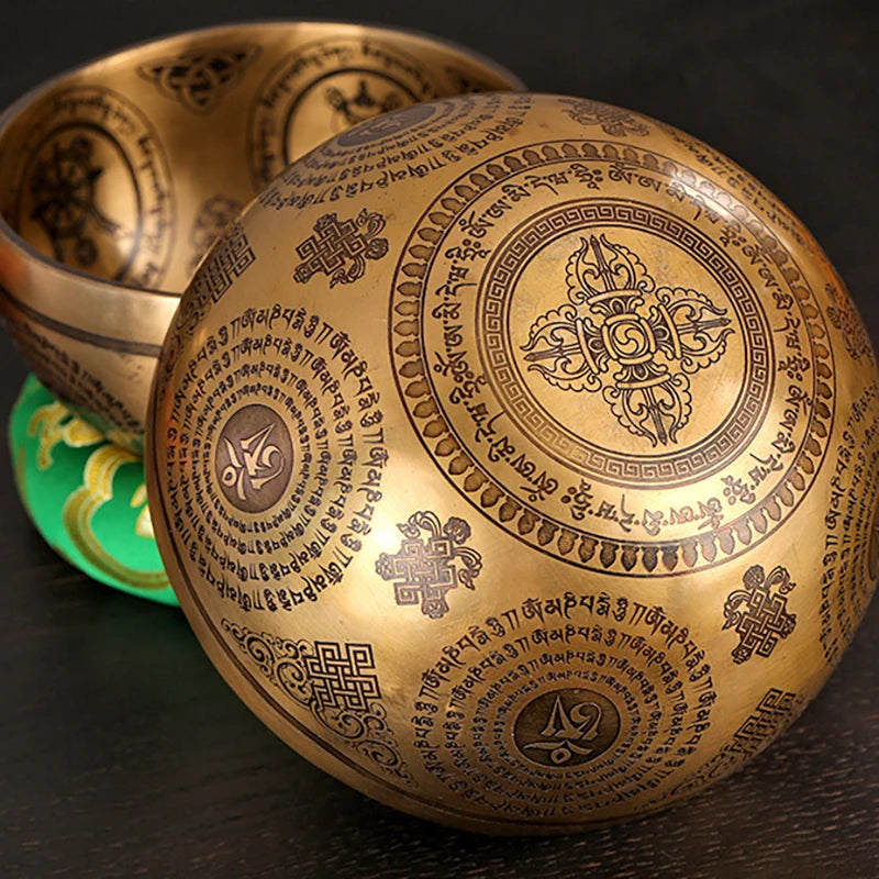 Grand Bol Chantant Tibétain Bouddha