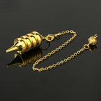 Pendule Divinatoire Radiesthésie Metal Reiki Égyptien Professionnel
