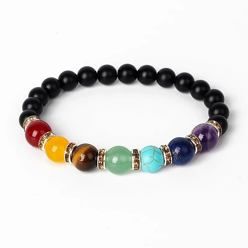 Bracelet de Lithothérapie 7 Chakras
