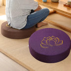 Coussin de Méditation Rond 40X6CM Zafu