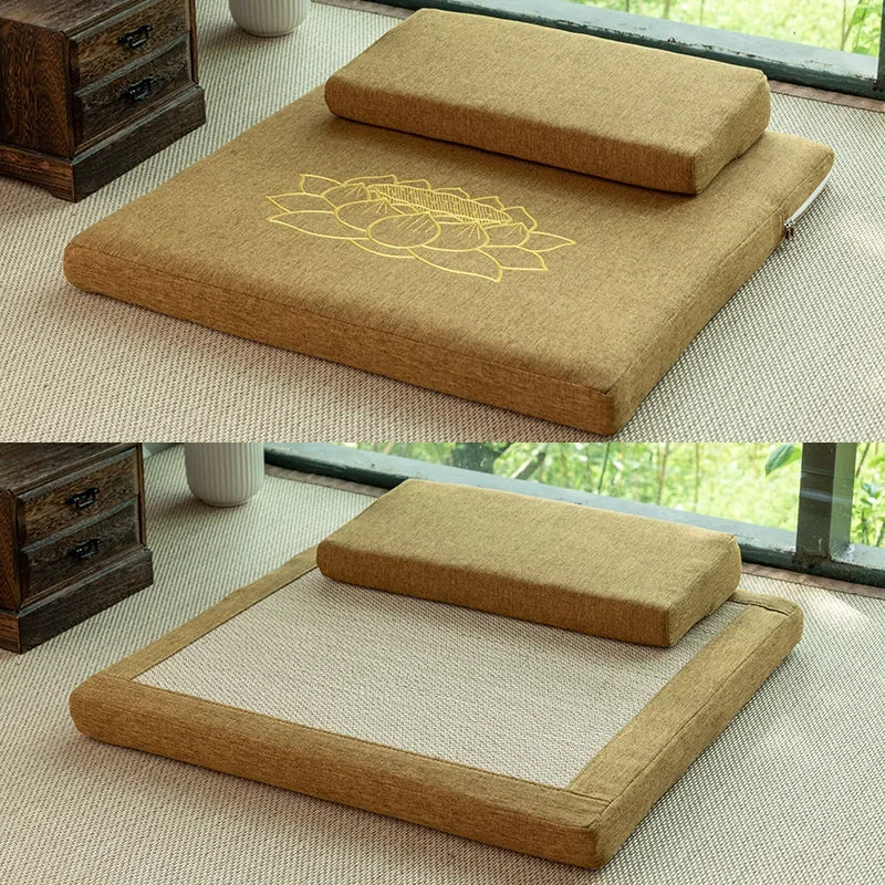 Ensemble Coussin de Méditation Rectangulaire