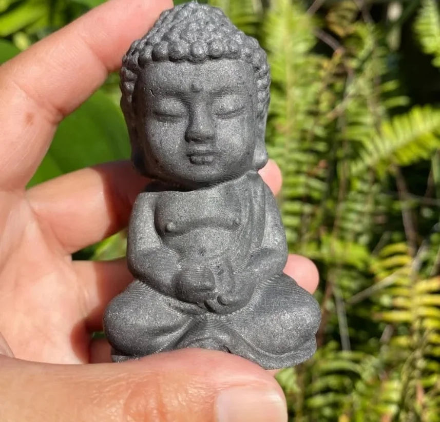 Statue Bouddha 70mm en Shungite