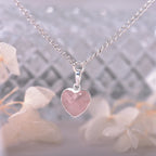 Collier Pendentif Quartz Rose