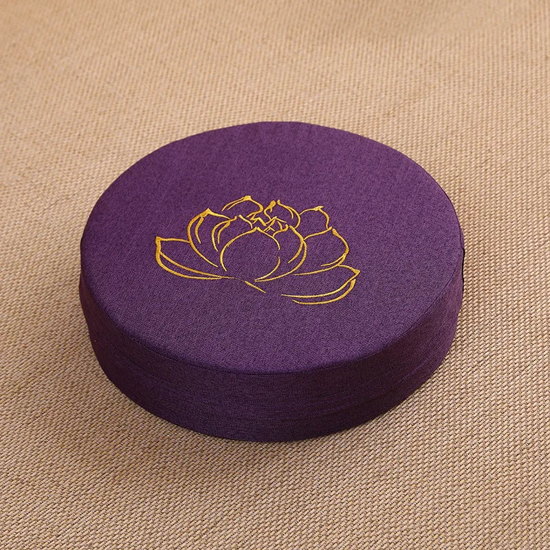 Coussin de Méditation Rond 40X6CM Zafu