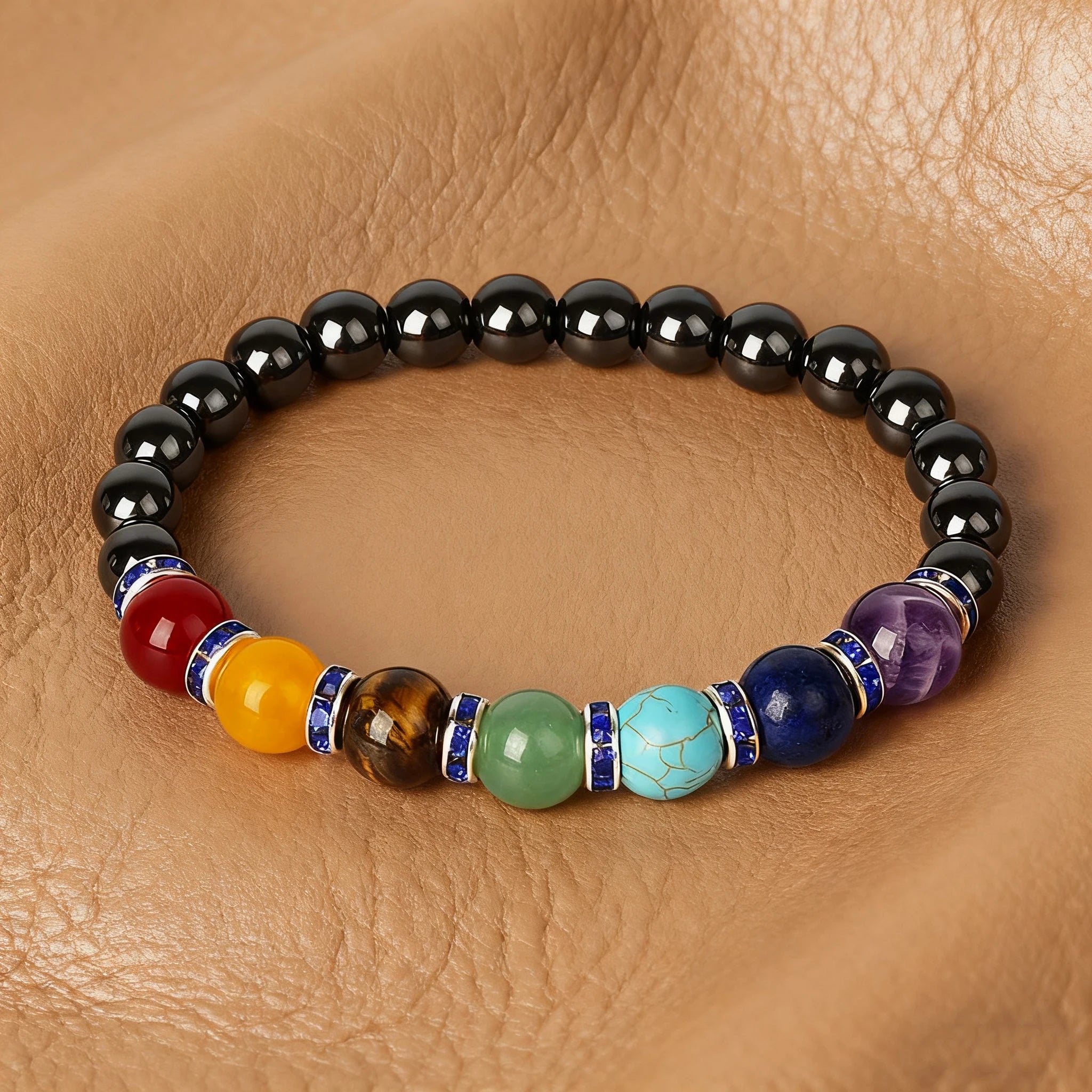Bracelet de Lithothérapie 7 Chakras