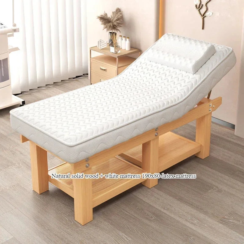 Table de Massage Fixe en Bois