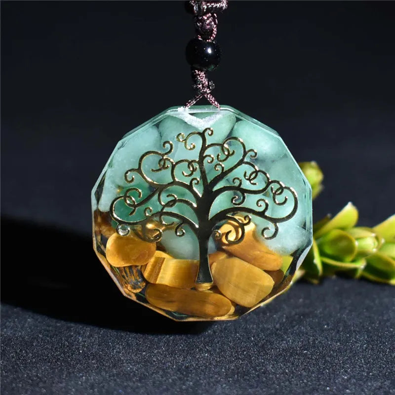 Pendentif Orgonite Arbre de Vie
