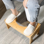 Marche Pied Toilette Bois