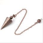 Pendule Divinatoire Radiesthésie Metal Reiki Égyptien Professionnel