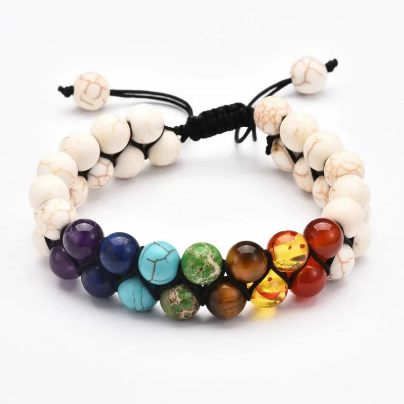 Bracelet Double 7 Chakras