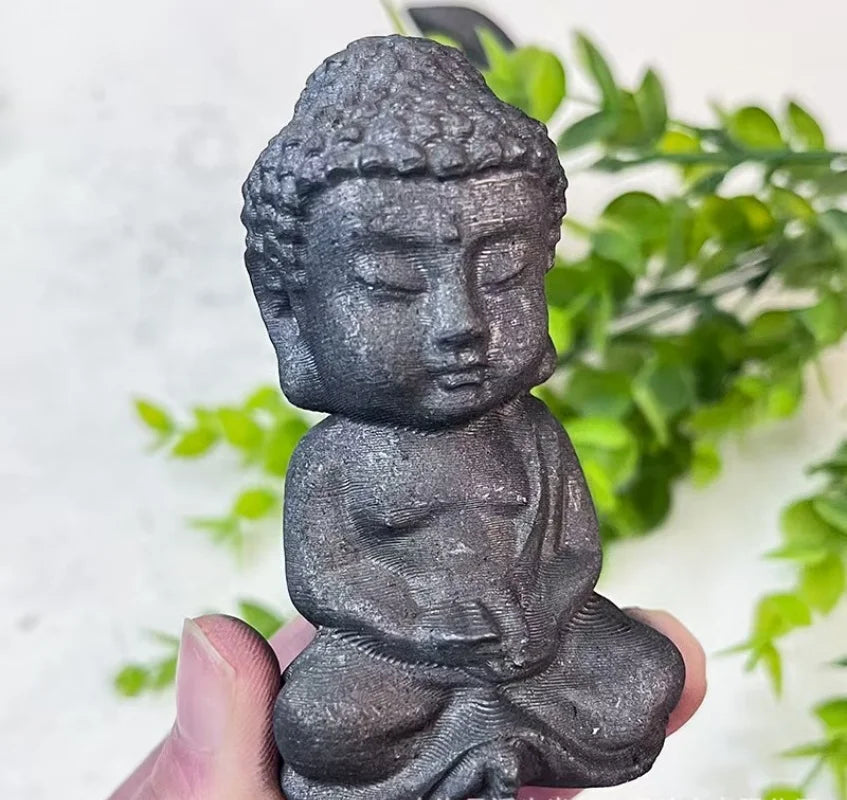 Statue Bouddha 70mm en Shungite