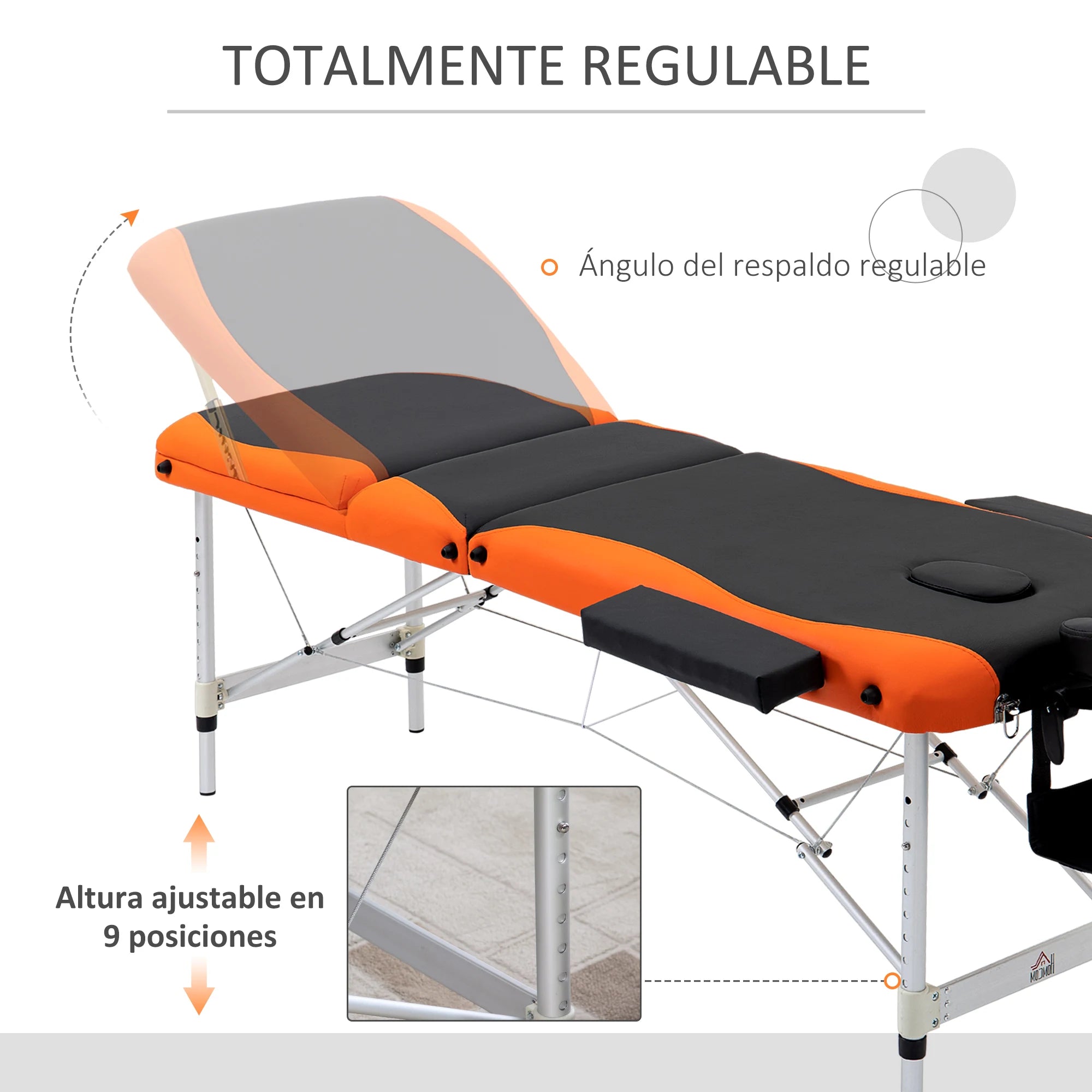 Table de Massage Pliante Aluminum 185X60Cm