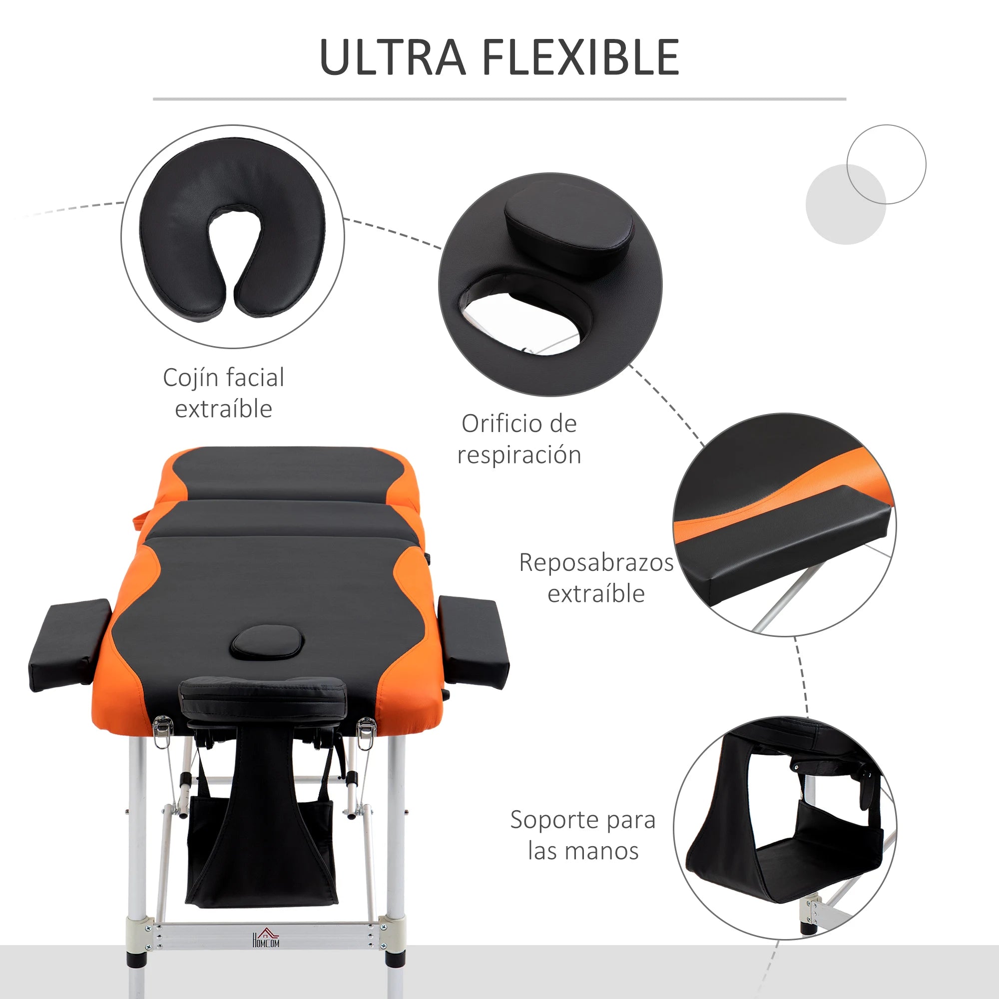 Table de Massage Pliante Aluminum 185X60Cm