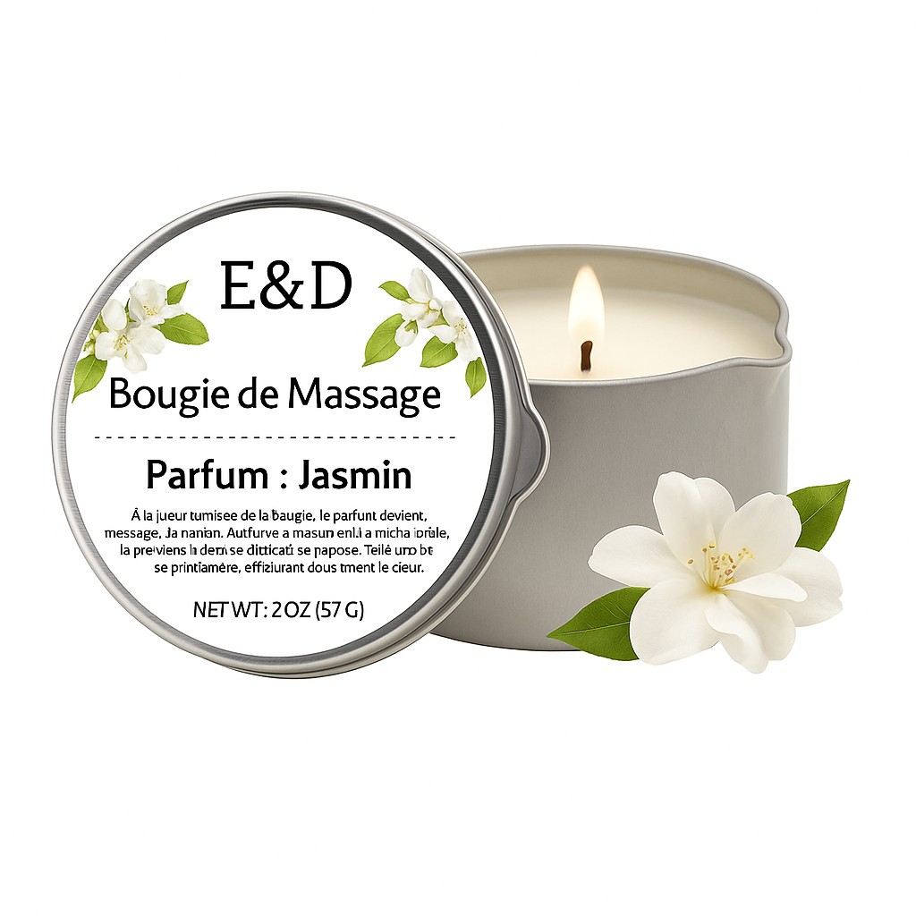 Bougie de Massage Jasmin