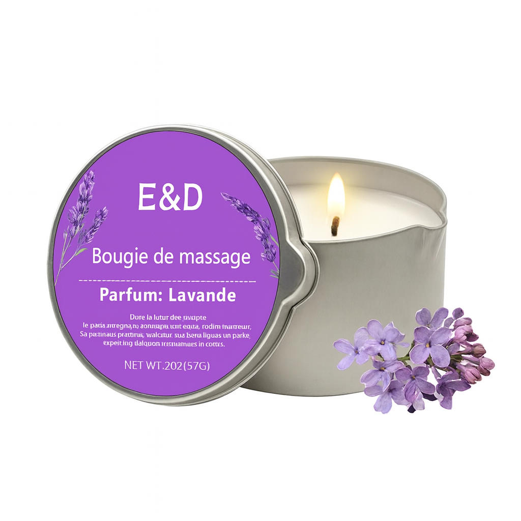 Bougie de Massage Lavande