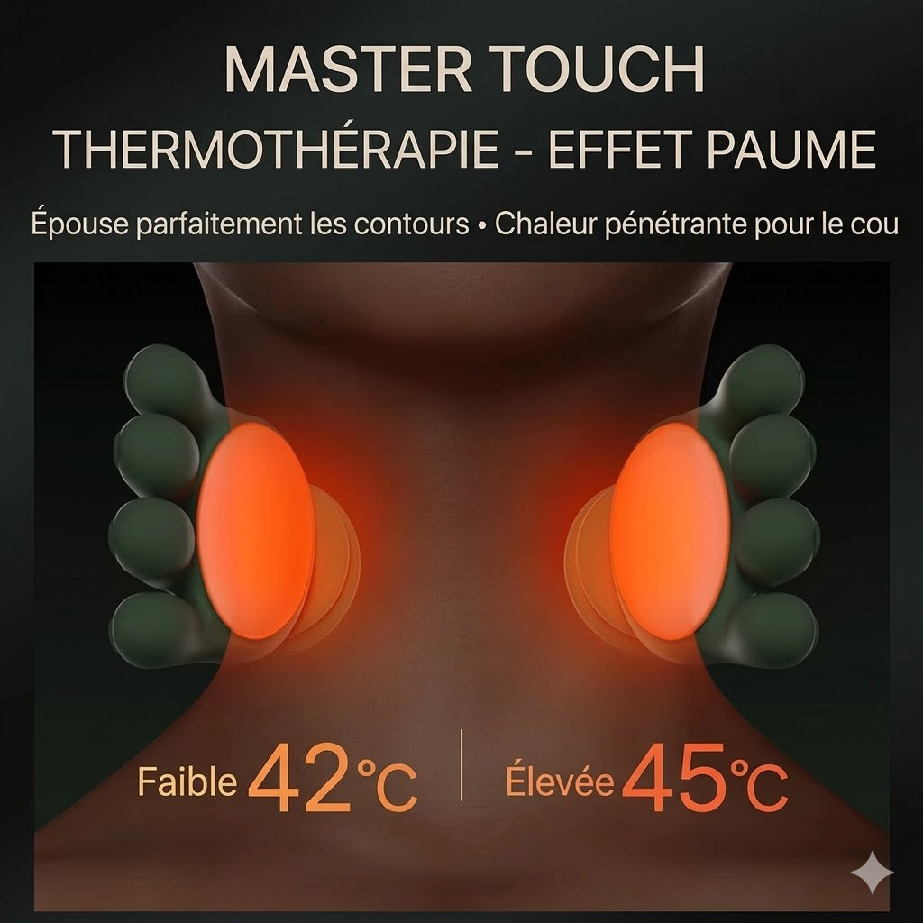 Masseur de Cou et Nuque Effet Vraies Mains