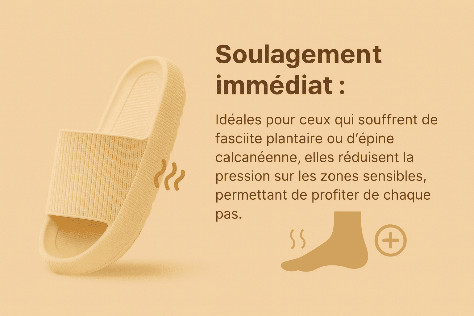 Sandale Orthopédique Anti Douleur Plantaire